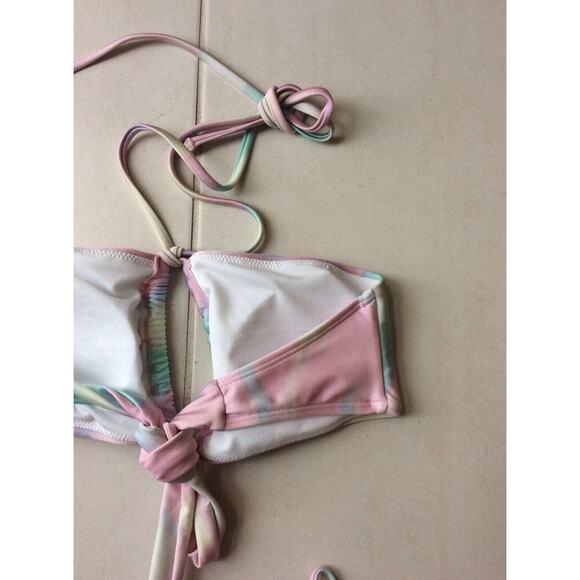 Cupshe x Stassie Swim String Bikini Set Abstract Abalone Swimsuit - Picture 10 of 11